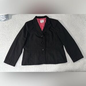 Le Suit Black Skirt Suit